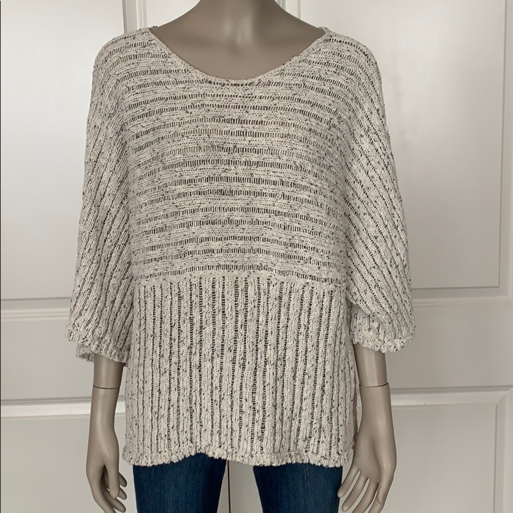 J. Jill Pure Jill Kimono Sleeve Cotton Sweater
